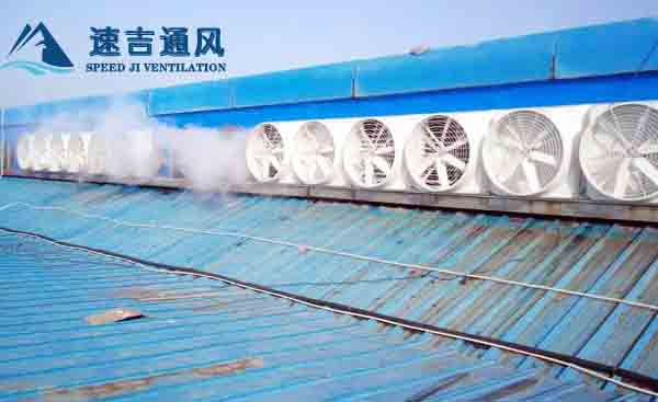 南通焊接車間屋頂風機排煙通風降溫工程系統